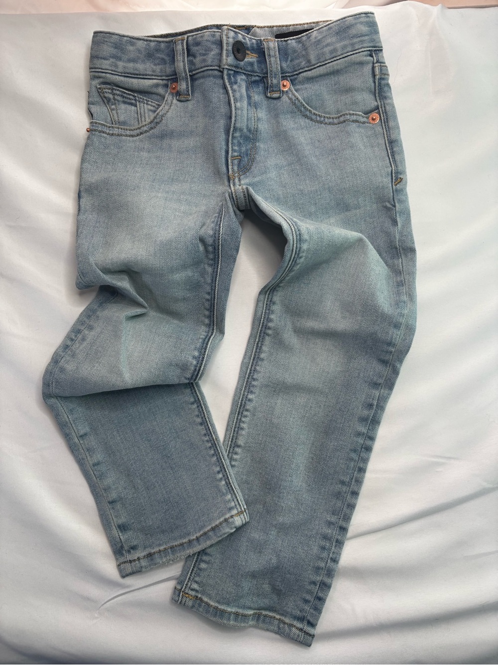 Volcom Light Blue Slim Straight Jeans